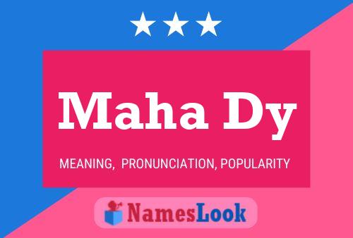 Maha Dy Name Poster