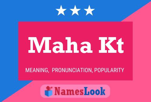 Maha Kt Name Poster