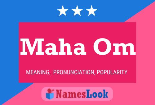 Maha Om Name Poster