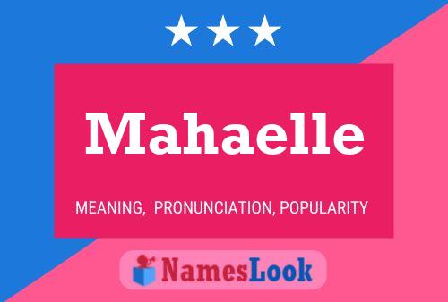 Mahaelle Name Poster