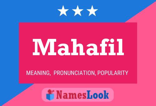 Mahafil Name Poster