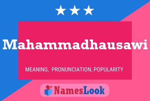 Mahammadhausawi Name Poster