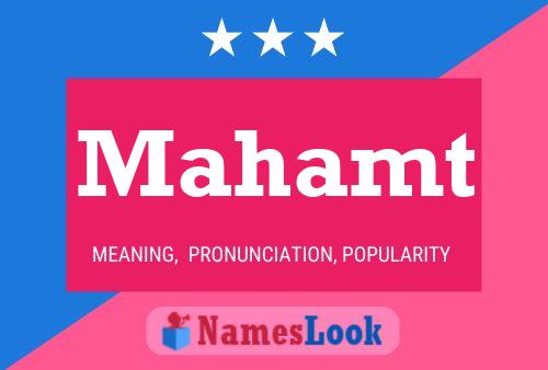 Mahamt Name Poster