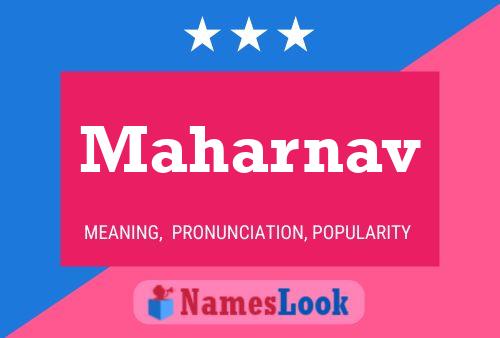 Maharnav Name Poster