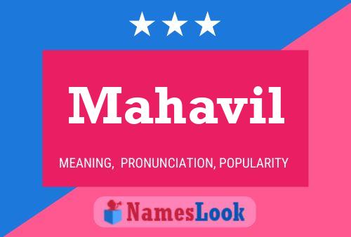 Mahavil Name Poster