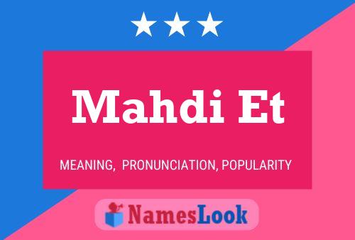 Mahdi Et Name Poster