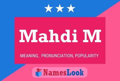 Mahdi M Name Poster