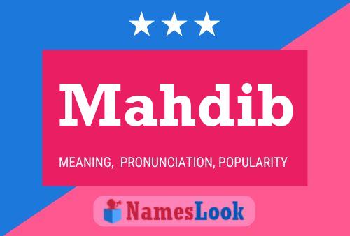 Mahdib Name Poster