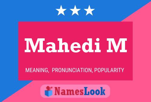 Mahedi M Name Poster