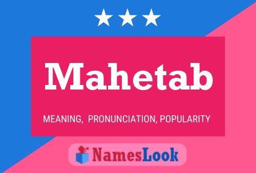 Mahetab Name Poster