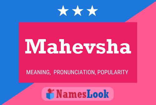 Mahevsha Name Poster