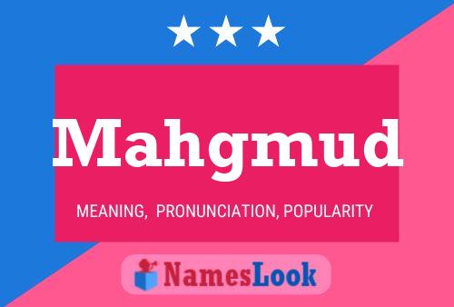 Mahgmud Name Poster