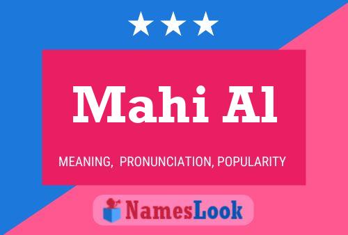 Mahi Al Name Poster