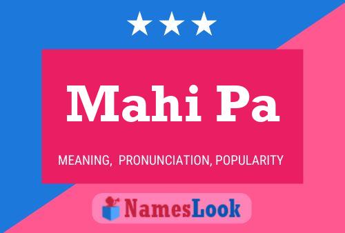 Mahi Pa Name Poster