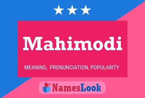 Mahimodi Name Poster