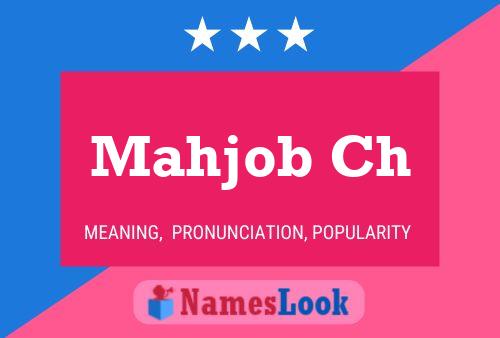 Mahjob Ch Name Poster