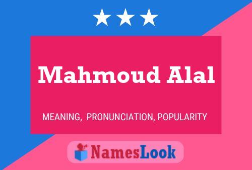 Mahmoud Alal Name Poster