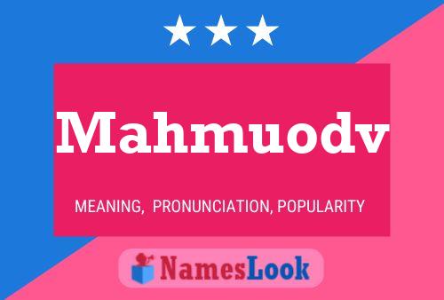 Mahmuodv Name Poster