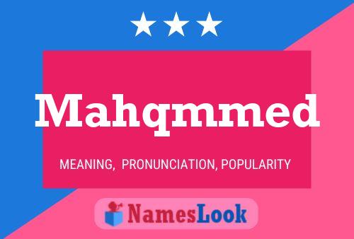 Mahqmmed Name Poster