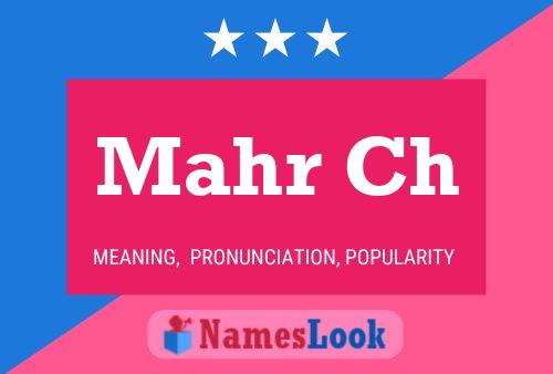 Mahr Ch Name Poster