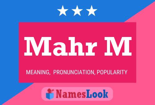 Mahr M Name Poster