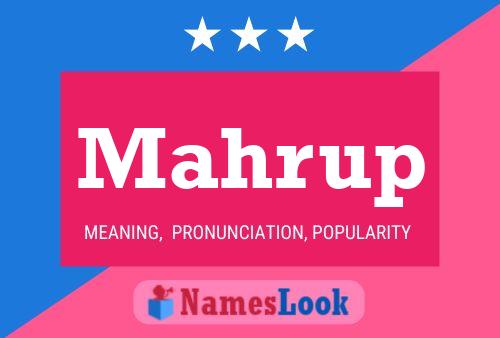 Mahrup Name Poster