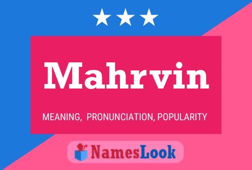 Mahrvin Name Poster