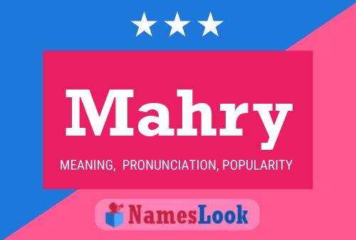 Mahry Name Poster