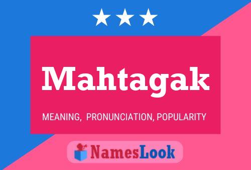 Mahtagak Name Poster