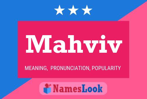 Mahviv Name Poster