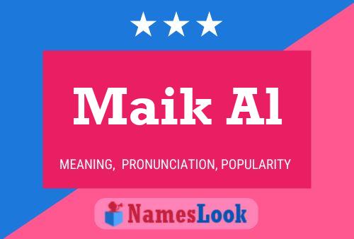 Maik Al Name Poster