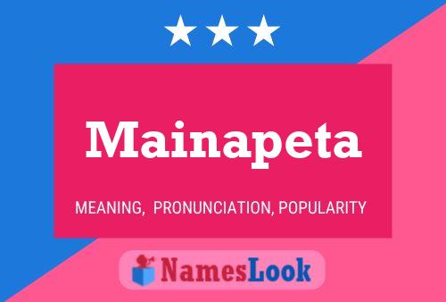 Mainapeta Name Poster