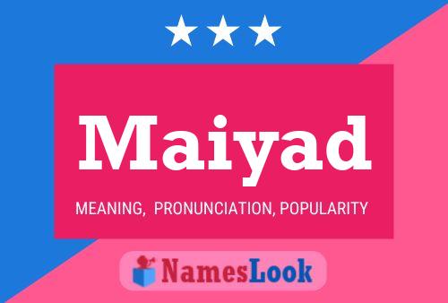 Maiyad Name Poster