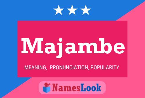 Majambe Name Poster