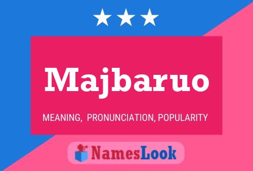 Majbaruo Name Poster