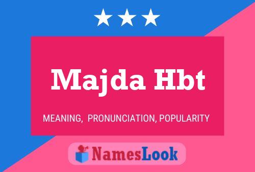 Majda Hbt Name Poster