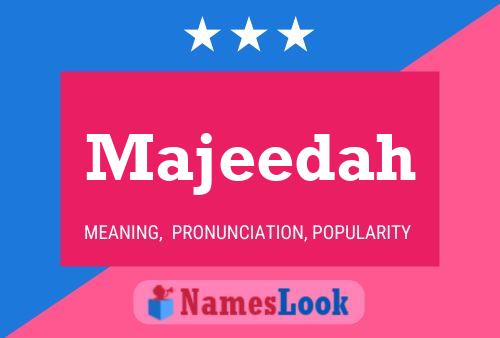 Majeedah Name Poster