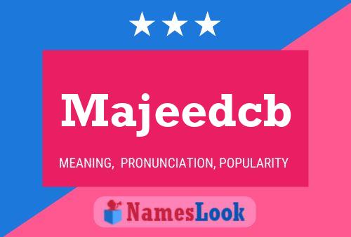 Majeedcb Name Poster