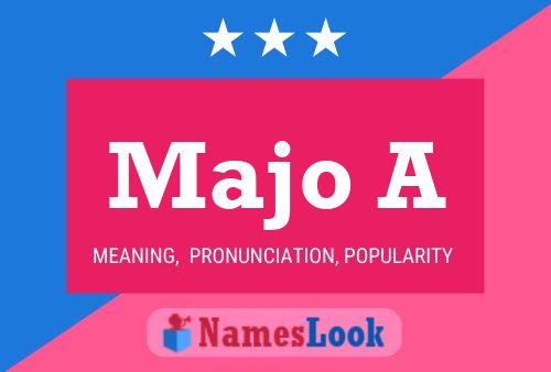 Majo A Name Poster