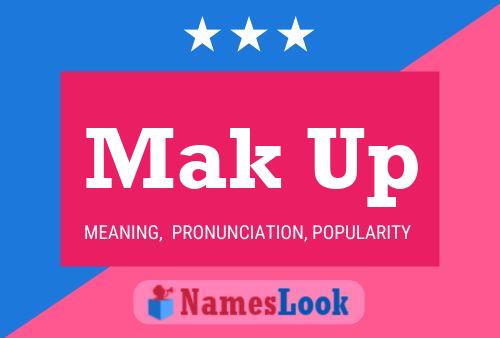 Mak Up Name Poster