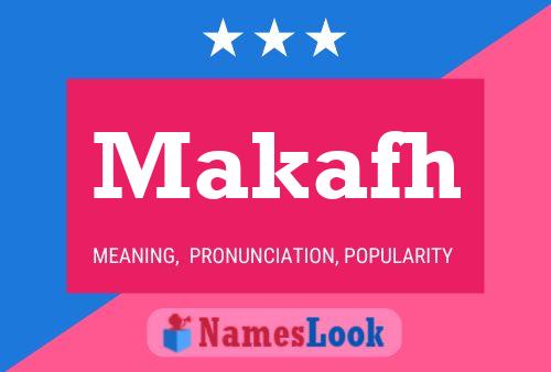 Makafh Name Poster