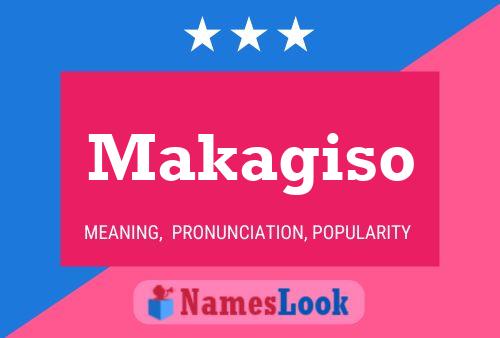 Makagiso Name Poster