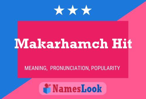 Makarhamch Hit Name Poster