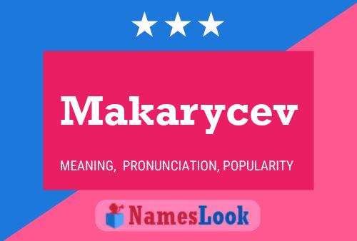 Makarycev Name Poster