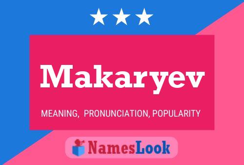 Makaryev Name Poster