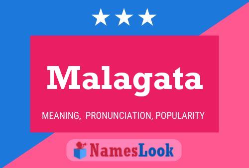 Malagata Name Poster