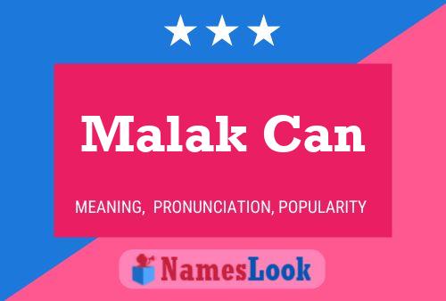 Malak Can Name Poster