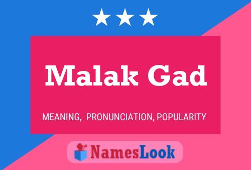 Malak Gad Name Poster