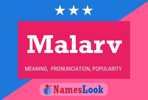 Malarv Name Poster