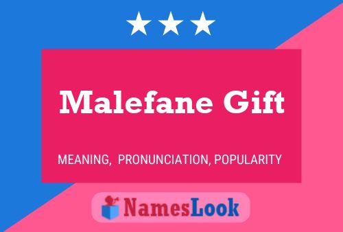 Malefane Gift Name Poster